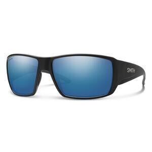 NWT SMITH Guide’s Choice Matte Black/Blue ChromaPop Polarized Sunglasses Unisex